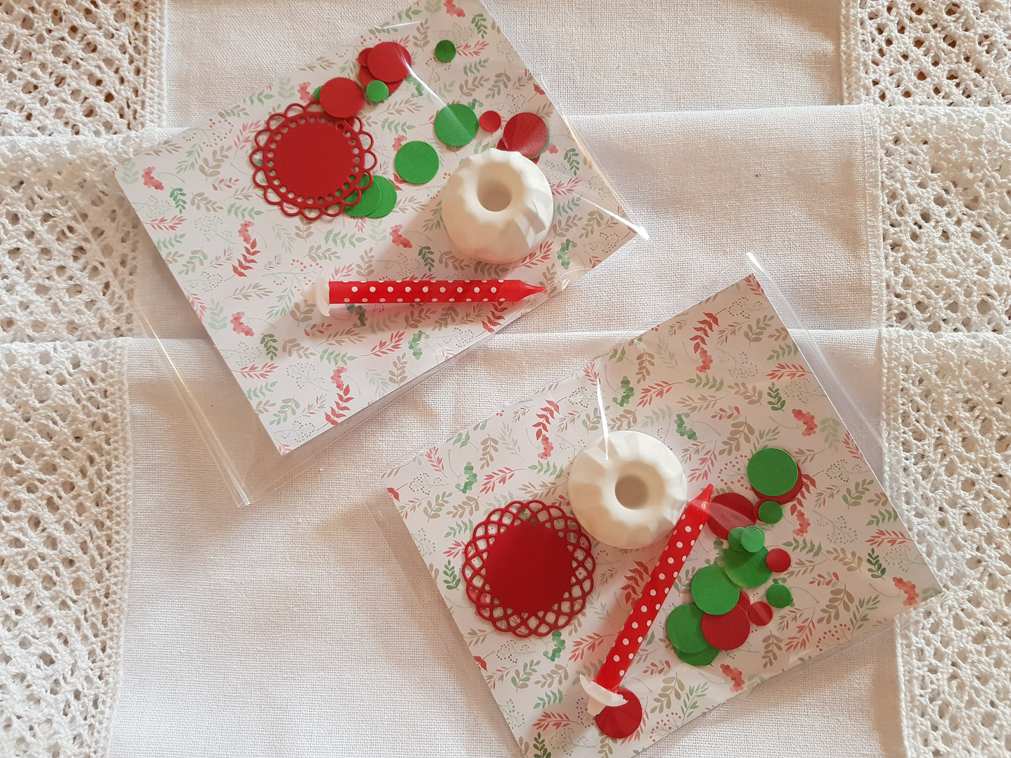 Geburtstagskerzen-Set mit Mini Gugelhupf