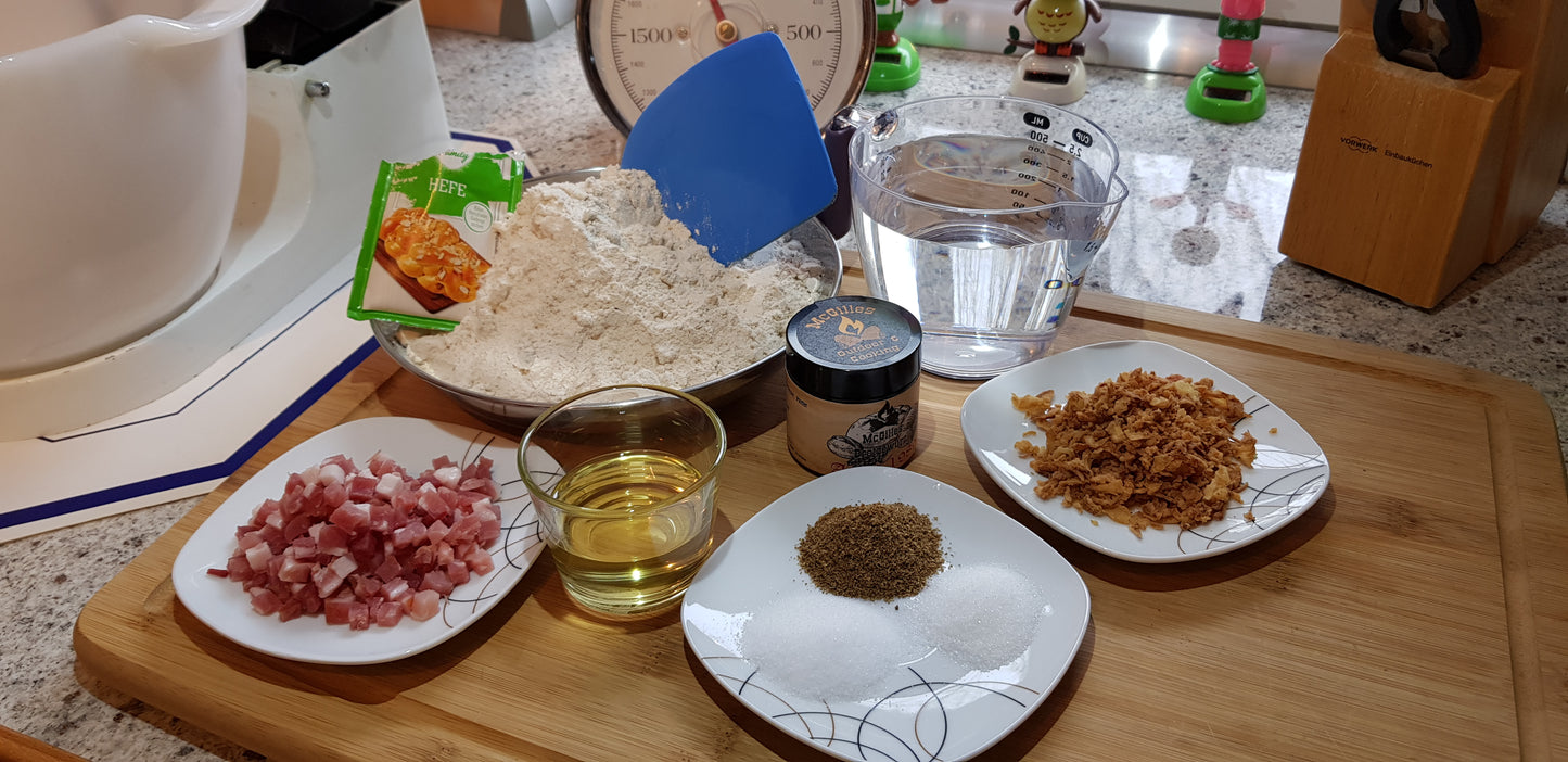 McGilles Brotgewürz Anno 1989 Schönheitsfehler Etikett