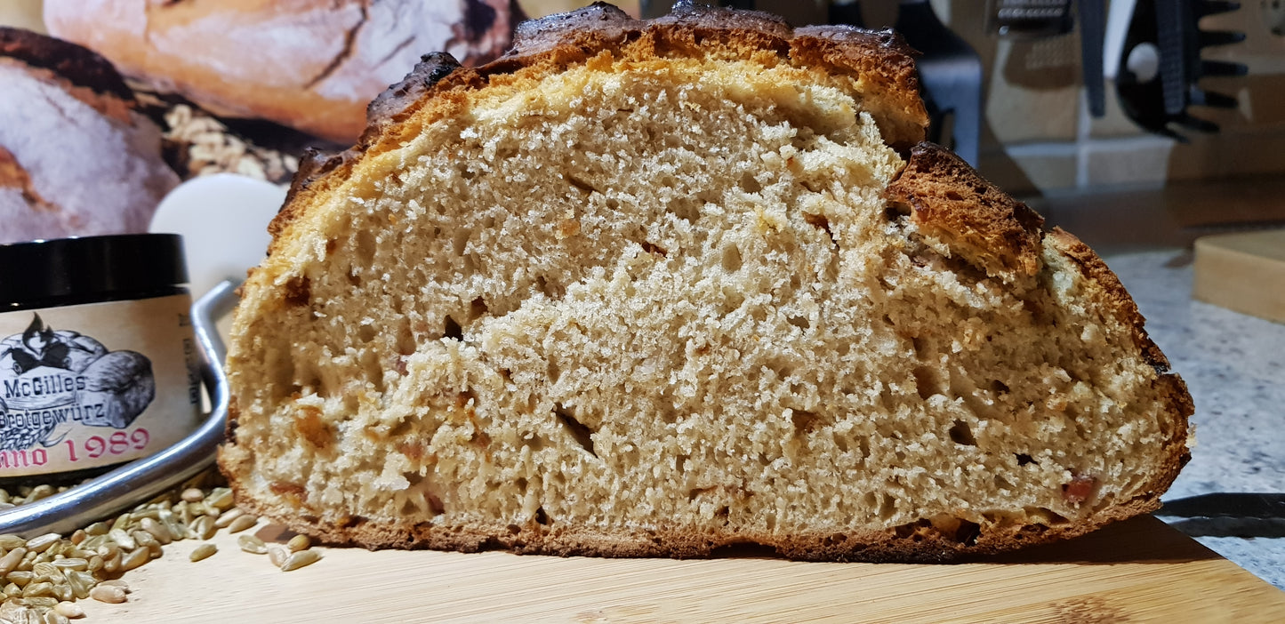 McGilles Brotgewürz Anno 1989 Schönheitsfehler Etikett