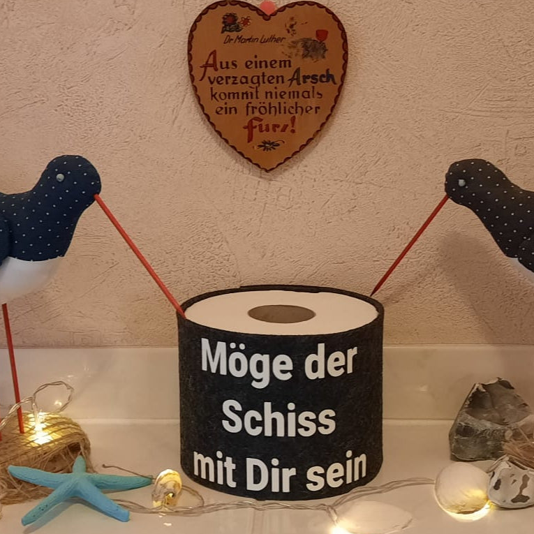 Toilettenpapier Banderole - die wichtigste Rolle in deinem Leben!
