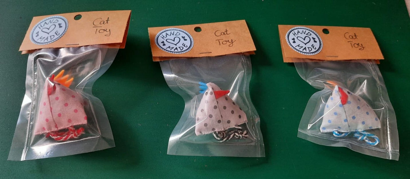 Katzenspielzeug - Hühnchen mit Katzenminze