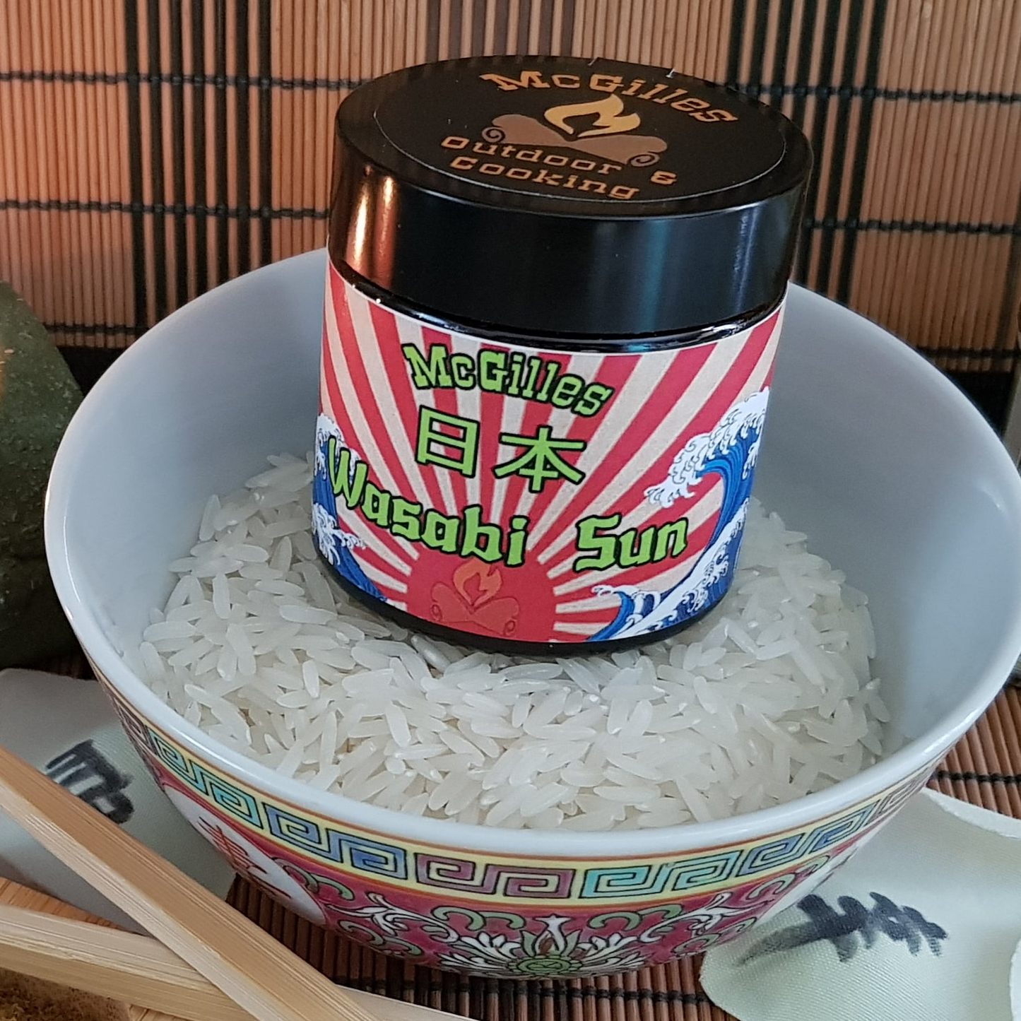 Japan Wasabi Sun Schönheitsfehler Etikett