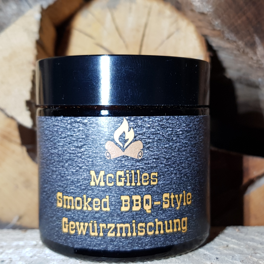 McGilles Cold Smoked BBQ-Style / Schönheitsfehler Etiket