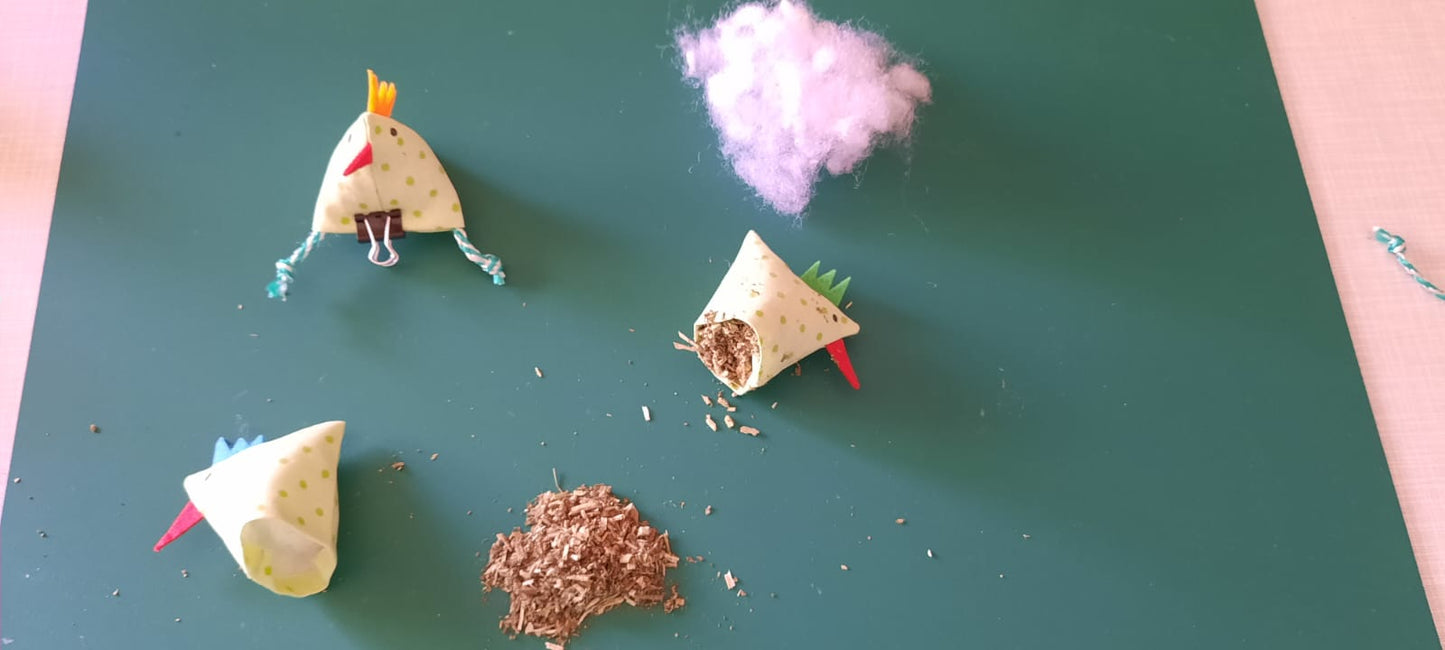 Katzenspielzeug - Hühnchen mit Katzenminze