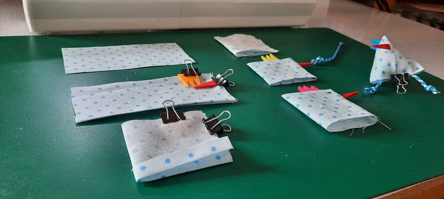 Katzenspielzeug - Hühnchen mit Katzenminze