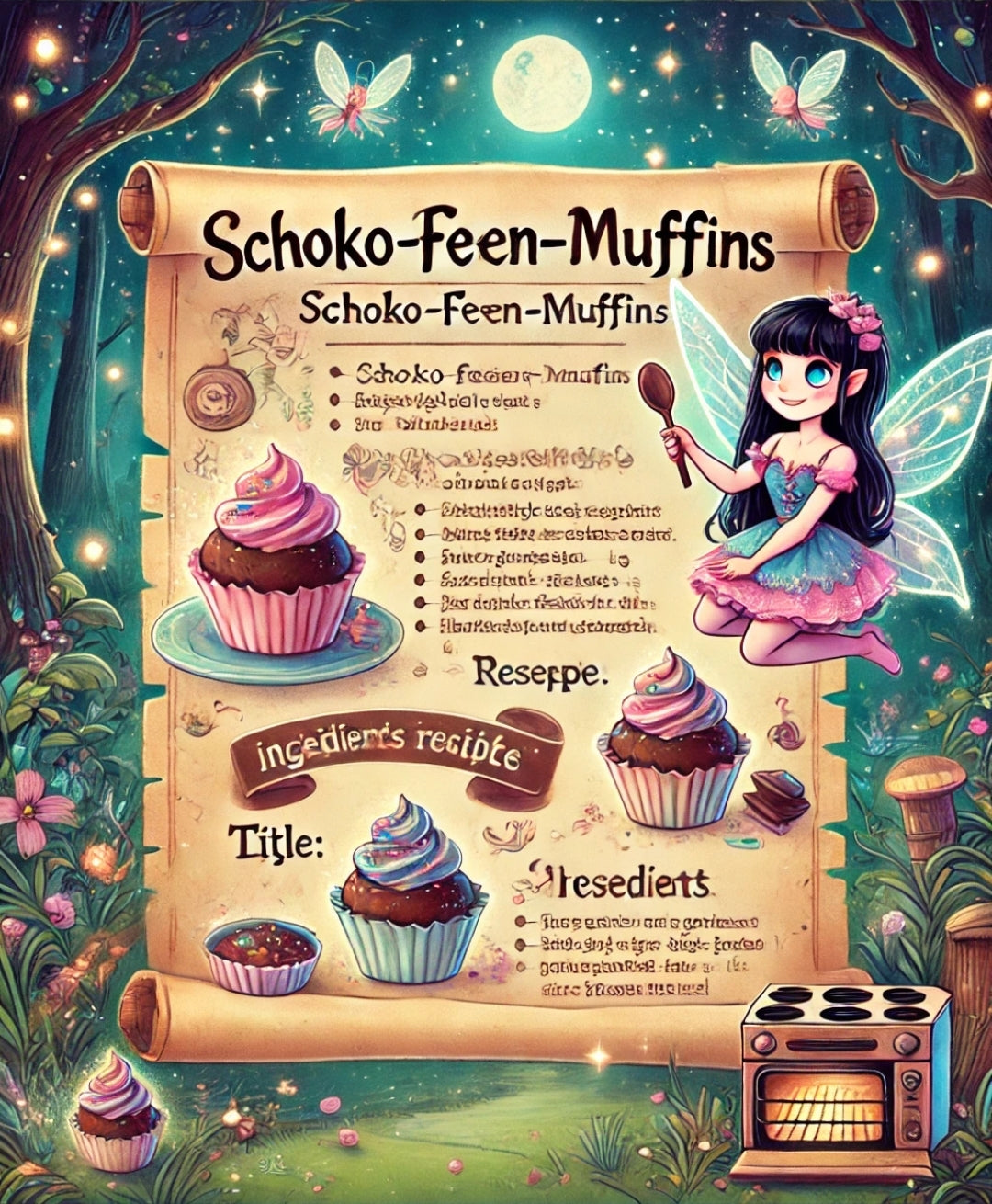 McGilles Süßer Feenzauber Back Set