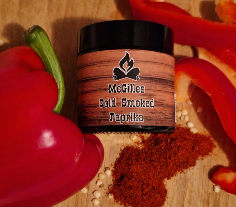 McGilles Cold smoked Paprika geräuchert mit Buchenholz ohne künstliche Aromen ohne Konservierungsstoffe 