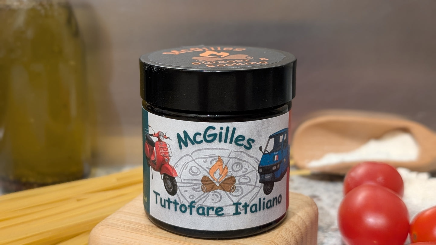 Tuttofare Italiano der Alleskönner für die italienische Küche. Hervorragend geeignet für Pizza, Pasta, Mediterrane Gerichte