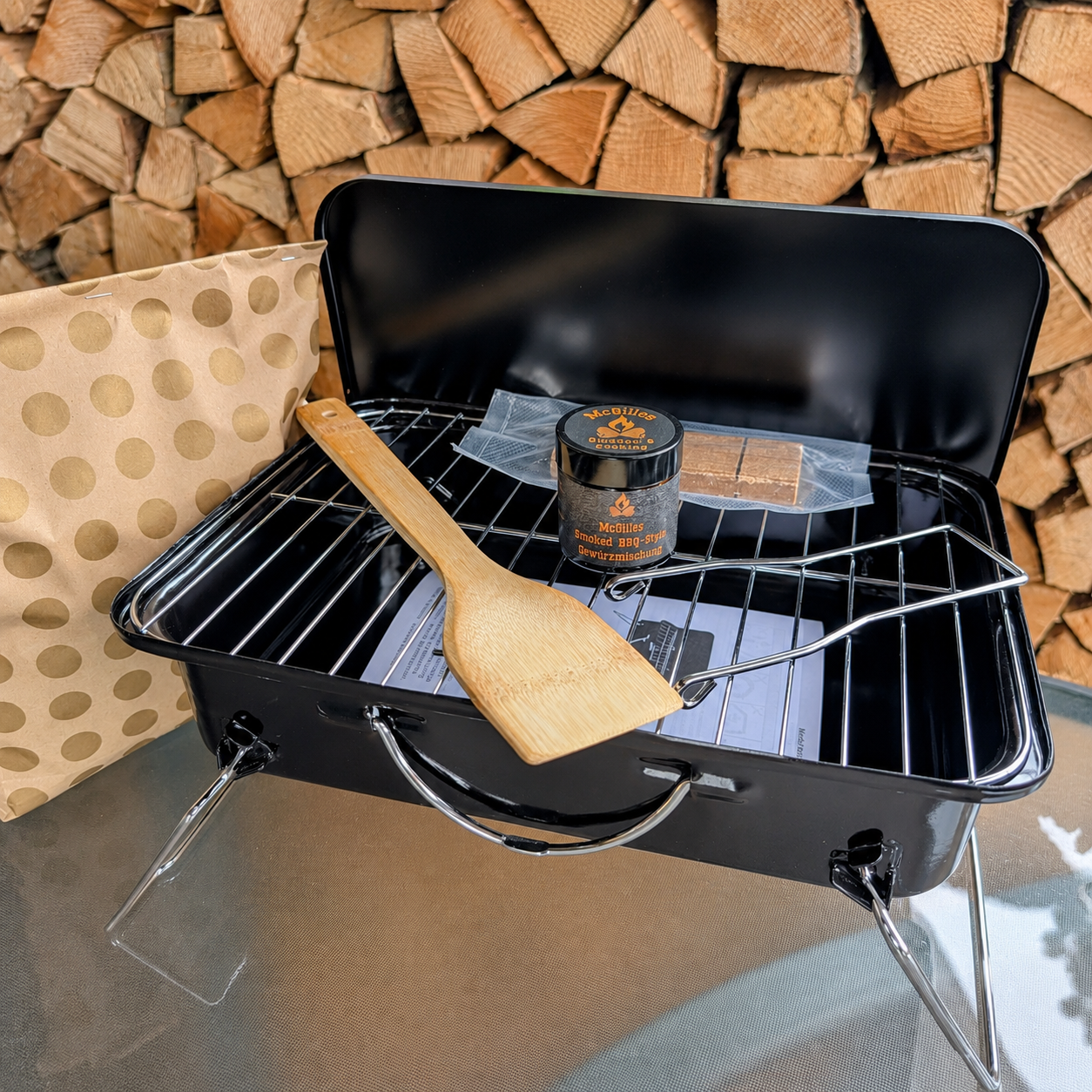 Tragbarer Grill – Das perfekte Set für unterwegs