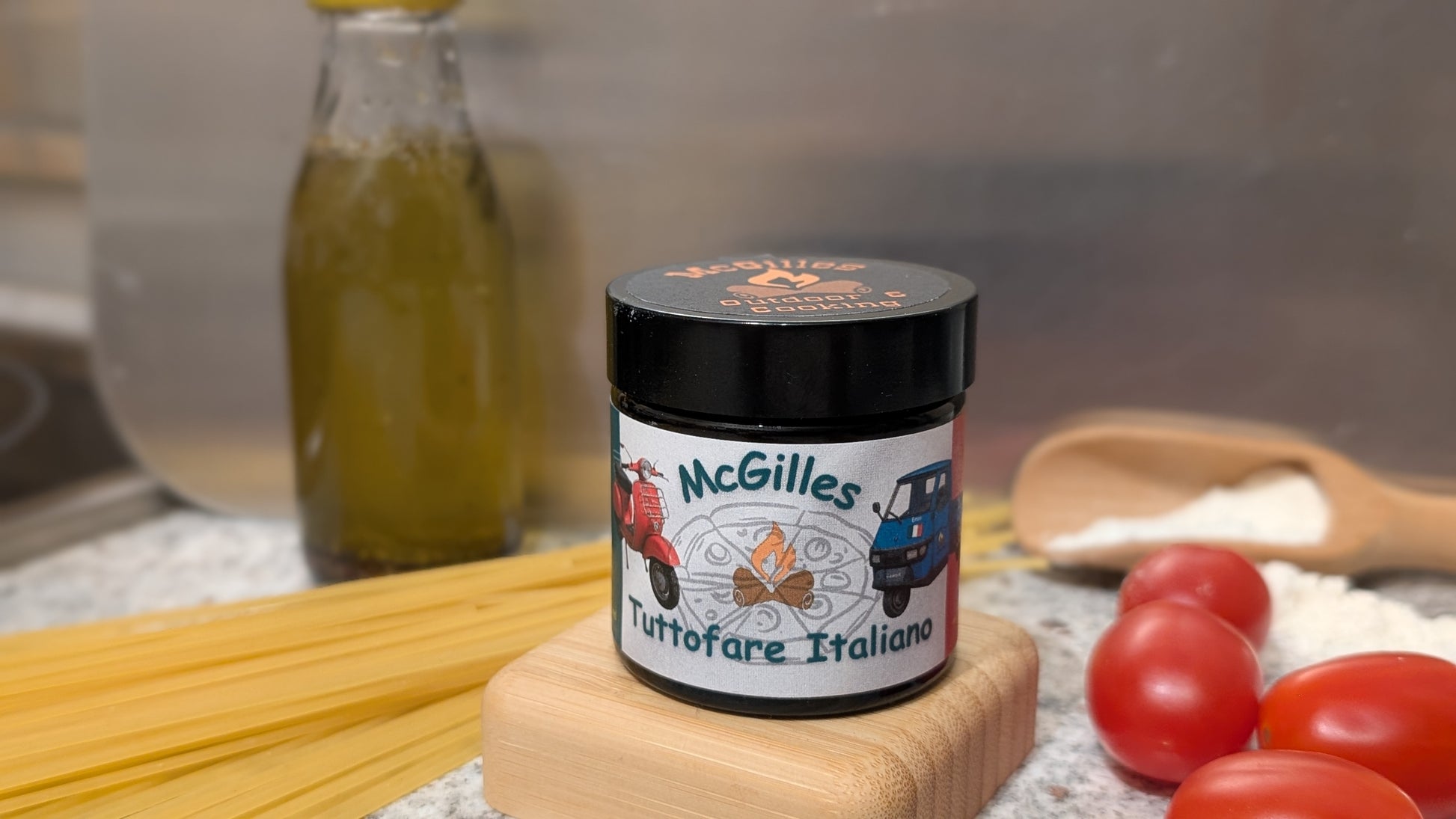 Tuttofare Italiano der Alleskönner für die italienische Küche. Hervorragend geeignet für Pizza, Pasta, Mediterrane Gerichte