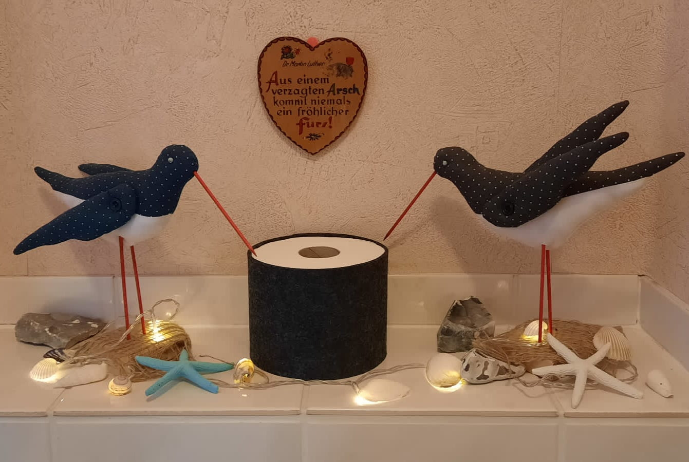 Toilettenpapierbanderole - die wichtigste Rolle in deinem Leben!