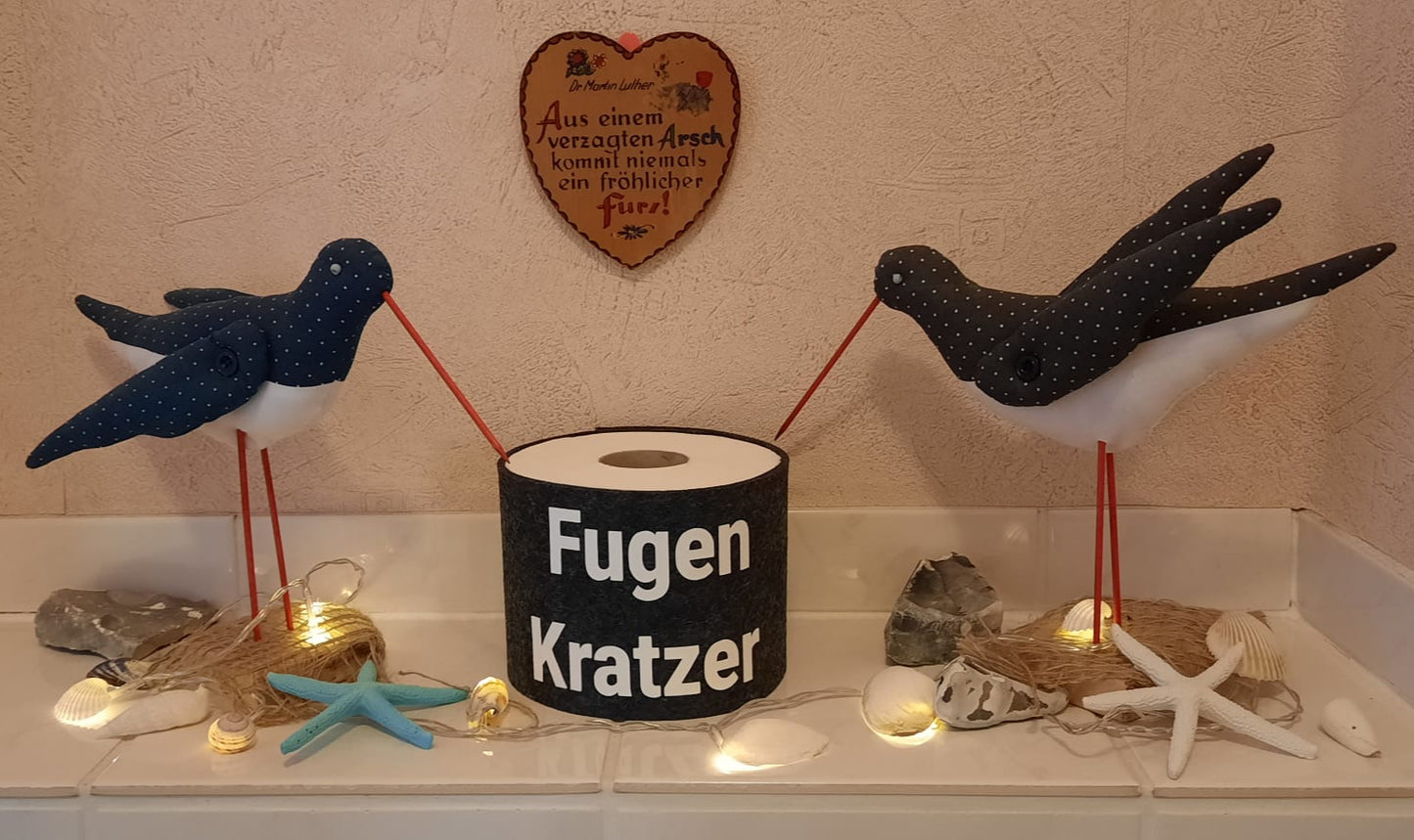 Toilettenpapierbanderole - die wichtigste Rolle in deinem Leben!