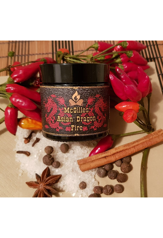 McGilles Asian Dragon Fire Schönheitsfehler Etikett