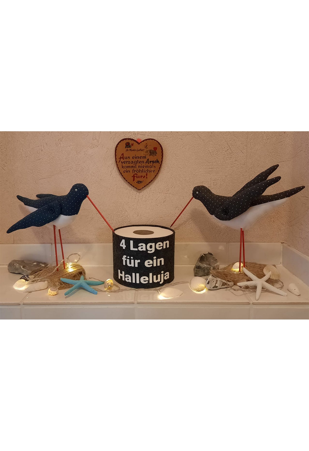 Toilettenpapierbanderole - die wichtigste Rolle in deinem Leben!